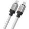 Кабель BASEUS CoolPlay Series Fast Charging Cable Type-C to Type-C 100W 2м White (CAKW000302)
