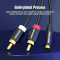 Кабель VENTION 3.5mm Female to 2RCA Male Audio Cable mini-jack 3.5 мм - 2RCA 2м Black (VAB-R01-B200)