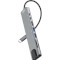 Порт-реплікатор XO HUB003 8-in-1 USB-C to HDMI, 2xUSB-A, USB-C, PD100W, SD/TF, RJ-45 (XO-HUB003SL)