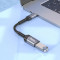 Адаптер OTG HOCO UA24 Type-C Male to USB-A Female Metal Gray