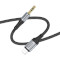 Кабель HOCO UPA26 Fresh Audio Cable Lightning - AUX 1м Black (6942007608817)