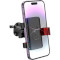 Автотримач для смартфона HOCO H21 Dragon Automatic Clamp Air Outlet Car Holder Black/Red