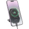 Автотримач для смартфона з бездротовою зарядкою BOROFONE BH216 Adelante Magnetic Wireless Fast Charging Center Console Car Holder Black