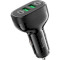 Автомобільний зарядний пристрій HOCO NZ11 Guide 2xUSB-C, 2xUSB-A, PD72W, QC3.0 Black (6942007602648)