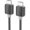 Кабель HOCO US08 Male to Male 4K HD Data Cable HDMI v2.0 2м Black (6931474799395)