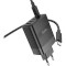 Зарядний пристрій HOCO C127A Intelligent 1xUSB-C, 3xUSB-A, PD45W, QC3.0 Black w/Type-C to Type-C cable (6942007607940)