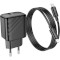 Зарядное устройство HOCO CS22A Value 1xUSB-C, PD30W Black w/Type-C to Lightning cable (6942007609920)