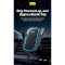 Автодержатель с беспроводной зарядкой BASEUS Milky Way Pro Series Wireless Charging 15W Black (C40357000111-00)