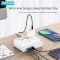 Зарядное устроство USAMS US-CC160 P1 65W Super Si Fast Charging USB Extension Socket White (CC160TC01)