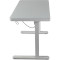 Комп'ютерний стіл моторизований BARSKY StandUp White Glass (BST-12)