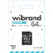 Карта памяти WIBRAND microSDXC 64GB UHS-I Class 10 + SD-adapter (WICDXU1/64GB-A)