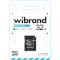 Карта памяти WIBRAND microSDHC 32GB UHS-I Class 10 + SD-adapter (WICDHU1/32GB-A)