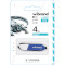 Флешка WIBRAND Aligator 4GB USB2.0 Blue