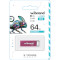 Флешка WIBRAND Chameleon 64GB USB2.0 Pink