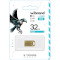 Флешка WIBRAND Hawk 32GB USB2.0 Gold