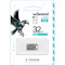 Флэшка WIBRAND Hawk 32GB USB2.0 Silver