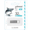 Флешка WIBRAND Shark 32GB USB2.0 Silver