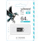 Флэшка WIBRAND Hawk 64GB USB2.0 Black