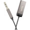 Bluetooth аудіо адаптер HOCO E78 Benefit In-Car BT Audio Receiver Black Metal Gray