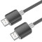 Кабель HOCO US08 Male to Male 4K HD Data Cable HDMI v2.0 3м Black (6931474799401)