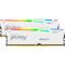 Модуль памяти KINGSTON FURY Beast RGB EXPO White DDR5 6400MHz 32GB Kit 2x16GB (KF564C32BWEAK2-32)