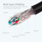 Кабель-подовжувач ESSAGER Extension Cable USB 3.0 Male to Female 3м Black (EXCAM-YTD01)