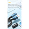 Кабель ESSAGER Sunset Bend 7A Fast Charging Cable USB-A to Type-C 100W 1м Blue (EXCWT7A-CG03-P)