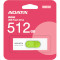 Флешка ADATA UV320 512GB USB3.2 White/Green (AUV320-512G-RWHGN)