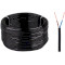 Силовой кабель ШВВПн КАБЛЕКС 2x1мм² 100м, чёрный