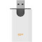 Кардридер SILICON POWER Combo SD/microSD USB3.2 White (SPU3AT5REDEL300W)