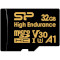 Карта памяти SILICON POWER microSDHC High Endurance 32GB UHS-I U3 V30 A1 Class 10 + SD-adapter (SP032GBSTHDV3V1HSP)