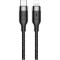 Кабель USAMS US-SJ350 U31 Type-C to Lightning PD 18W Fast Charging Cable 1.2м Black (SJ350USB01)