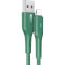 Кабель USAMS US-SJ425 Lightning U-Bob Smart Power-off Cable 1.2м Green (SJ425USB03)