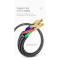 Кабель USAMS US-SJ460 Type-C U-Bob Smart Power-off Cable 1.2м Green (SJ460USB02)