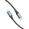 Кабель VENTION USB4.0 C Male to C Male 240W 5A 1м Black/Blue (TAVHF)