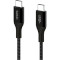 Кабель BELKIN Boost Up Charge Braided USB-C to USB-C 1м Black (CAB015BT1MBK)