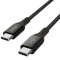 Кабель BELKIN Boost Up Charge Braided USB-C to USB-C 1м Black (CAB015BT1MBK)