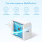 Зарядний пристрій ANKER PowerPort 312 20W 1xUSB-C, PIQ3.0 White w/Type-C to Type-C cable (B2347G21)