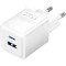 Зарядний пристрій VENTION GaN III 1xUSB-A, 1xUSB-C, PD3.0, QC3.0, 30W Wall Charger White (FEQW0-EU)