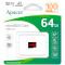 Карта памяти APACER microSDXC 64GB UHS-I V10 A1 Class 10 (AP64GMCSX10UB-RA)