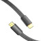 Кабель VENTION Flat Nylon Braided 8K HDMI Male to Male HD Cable HDMI v2.1 2м Black (ALKBH)