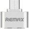 Адаптер OTG REMAX RA-OTG Micro-BM to AF Silver (6954851289777)