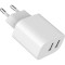 Зарядний пристрій GEMBIRD 2xUSB-A, 2.4A, 12W White (TA-UC-2A12-01)