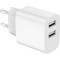 Зарядное устройство GEMBIRD 2xUSB-A, 2.4A, 12W White (TA-UC-2A12-01)