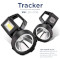 Фонарь поисковый QUANTUM QM-FL1063 Tracker + QM-FL1043 Minik Black