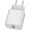 Зарядний пристрій GEMBIRD 1xUSB-A, 2.4A, 12W White (TA-UC-1A12-01)