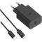 Зарядний пристрій MOTOROLA TurboPower 30 Wall Charger Black w/Type-C to Type-C cable