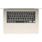 Ноутбук APPLE A3114 MacBook Air M3 15" 8/512GB Starlight (MRYT3UA/A)