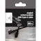 Кабель CABLEXPERT Angled Cotton Braided USB Type-C Cable 0.2м Black (CC-USB2-CMCML-0.2M)