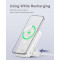 Повербанк MagSafe BASEUS MagPro Magnetic Bracket 2-in-1 Wireless Charger and Phone Holder 20W 5000mAh White (P10064100222-00)